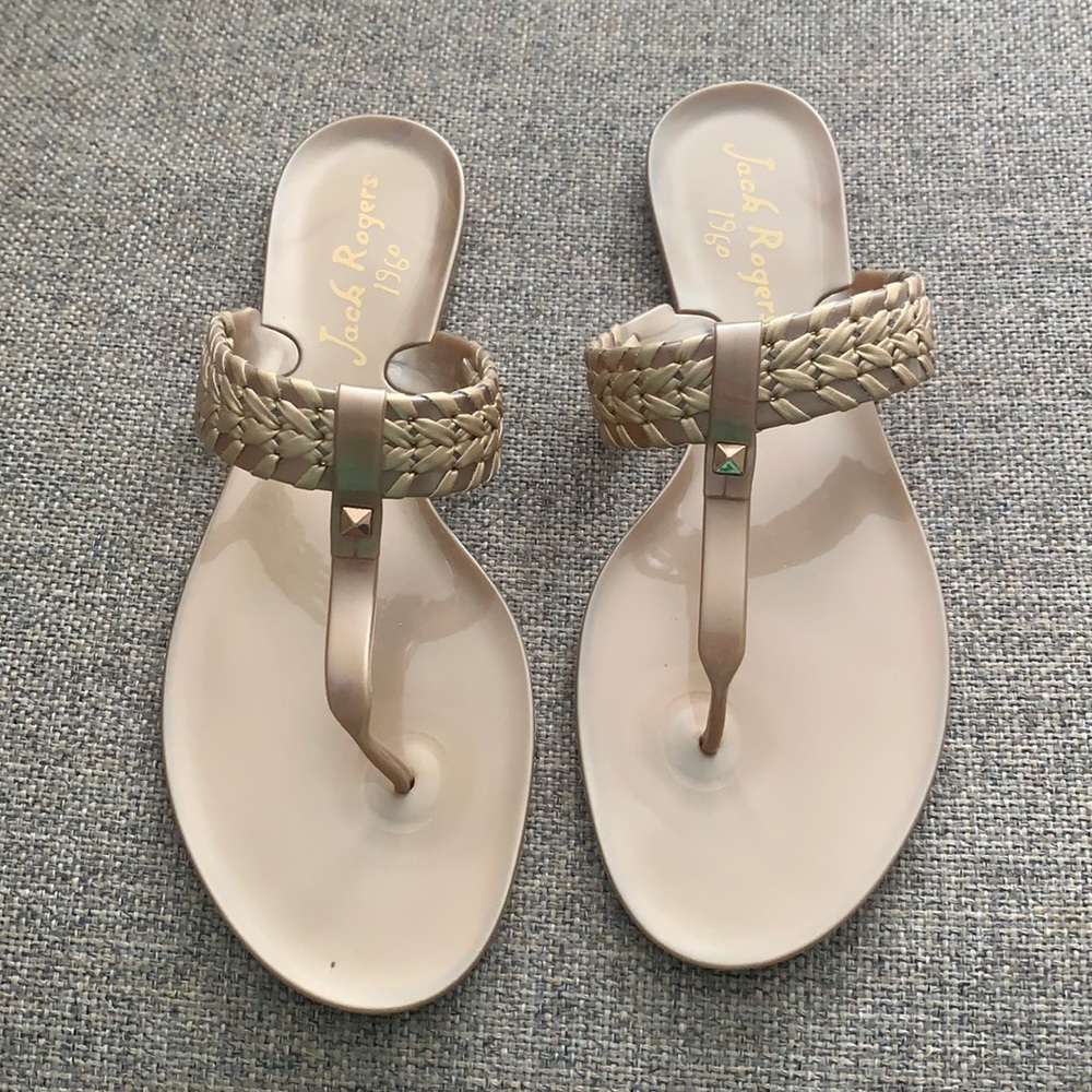 Jack roger jelly flip flops new without box